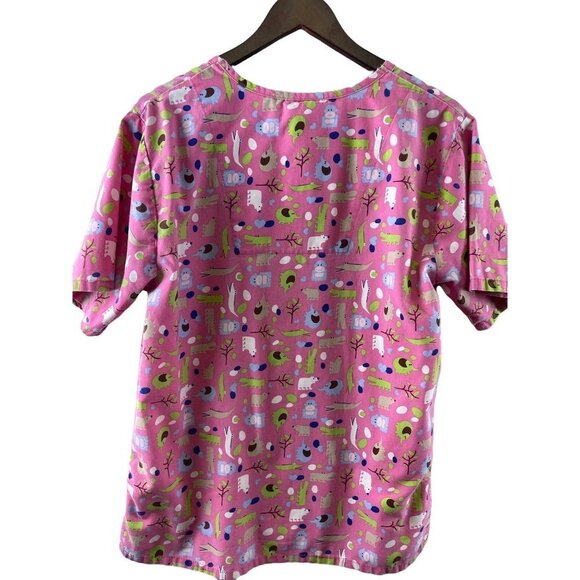 The Scrub Co Lot of Three Scrub Tops Long Short Sleeve Women's Size Small - Picture 7 of 10